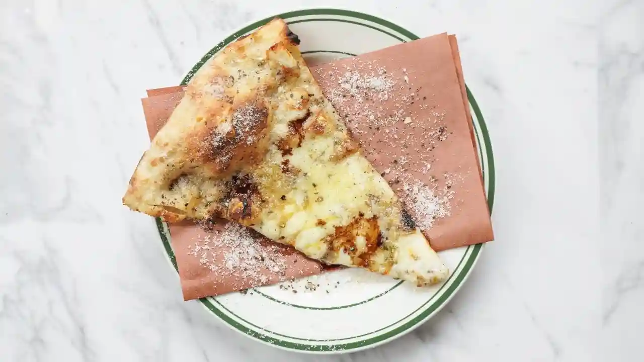 Truffle Cacio e Pepe slice