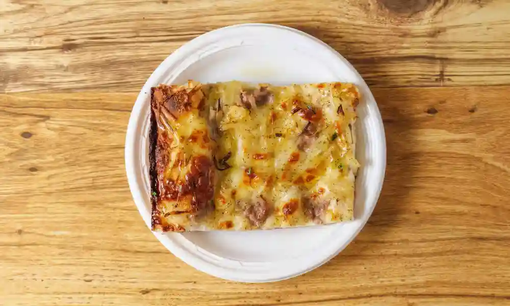 Potatoes and Pancetta slice