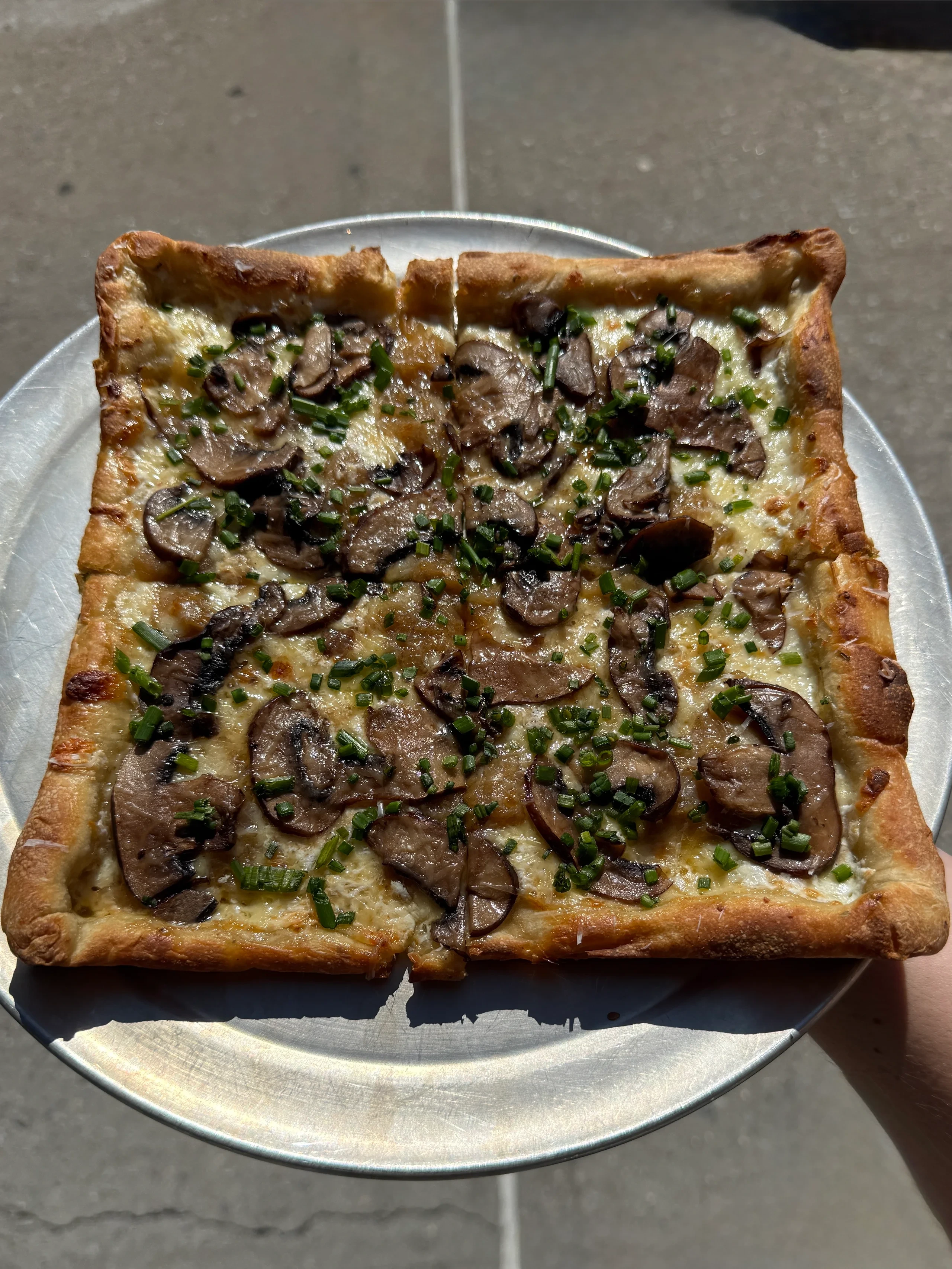 French Onion Fungi slice